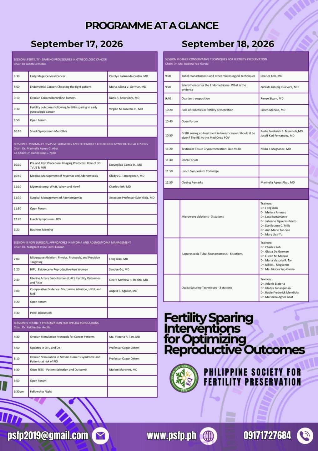 Fertility Sparing Interventions